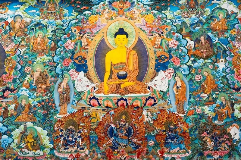 Buying and selling thangka art goes to the peak