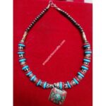 Yak Bone Beads Pendant Necklace