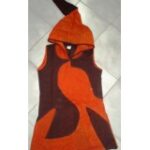 Sleev less cotton hooded dress-6 pcs.