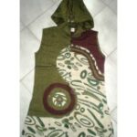 Sleev less cotton hooded dress-6 Pcs.