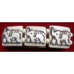 yak bone beads elephant pendant