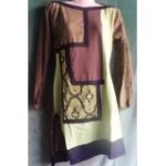 Cotton Printed Patch Dress