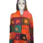 cotton patch work jacket-3 Pcs