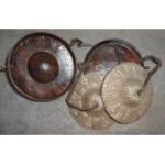 antique made tincha bell set