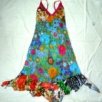 Silk sleevless dress-6 Pcs