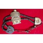 yak bone beads buddha pendant
