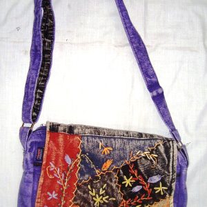 hand crushed side bag