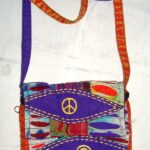 cotton patch work passport bag