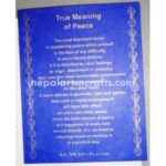 TRUE MEANING OF PEACE-HIS HOLINESS THE DALAI LAMA QUOTES