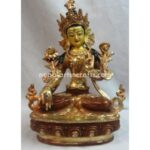 WHITE TARA COPPER WITH GOLD