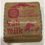 YAK MILK SOAP WITH SANDALWOOD-8 PCS