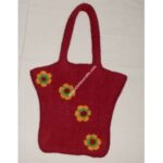 FELT FLOWER BAG-6 PCS.
