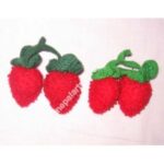 FELT STEWBERRY-6 PCS.