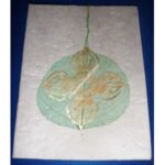DOUBLE DORJE WITH BODHI LEAF GREETING CARD