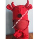 WOOLEN ANIMAL HATS-6 PCS