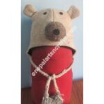 WOOLEN ANIMAL HATS-6 PCS