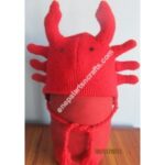 WOOLEN ANIMAL HATS-6 PCS