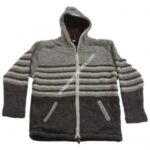 WOOLEN HOODED JACKET-3 PCS
