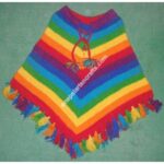 WOOLEN PONCHO-3 PCS.