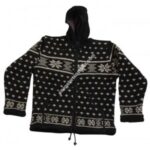 CHECK COLOUR WOOLEN HOODED JACKET-3 PCS.