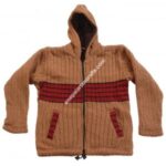 WOOLEN HOODED JACKET-3 PCS.
