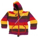 MULTI COLOUR WOOLEN HOODED JACKET-3 PCS.