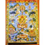 BUDDHA LIFE STORY THANGKA PAINTING