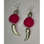 FELT EARRING-6 PAIRS