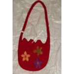 FELT FLOWER BAG-6 PCS.