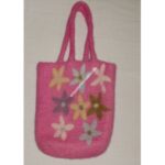 FELT FLOWER BAGS-6 PCS.