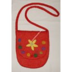 FELT FLOWER BAG-6 PCS.