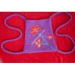 FELT FLOWER BAGS-6 PCS.