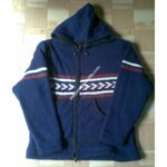 NAVY BLUE WOOLEN HOODED JACKET-3 PCS.