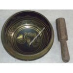 BLACK COLOUR HAND CARVED SINGING BOWLS