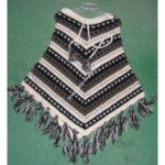 WOOLEN PONCHO-3 PCS