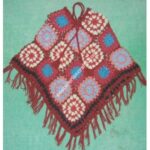 WOOLEN PONCHO-3 PCS