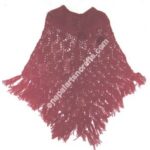 WOOLEN NET PONCHO-3 PCS.