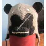 WOOLEN ANIMAL HATS-6 PCS