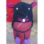 WOOLEN ANIMAL HATS-6 PCS