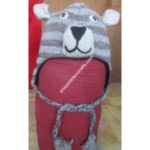 WOOLEN ANIMAL HATS-6 PCS