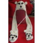 WOOLEN ANIMAL HATS-6 PCS