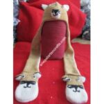 WOOLEN ANIMAL HATS-6 PCS
