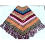 WOOLEN PONCHO-3 PCS