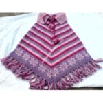 WOOLEN PONCHO-3 PCS