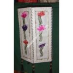 HANDMADE SIX SIDE FLOWER LAMP SHADE-6 PCS.