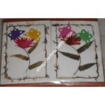 HANDMADE FLOWER CARD-6 PACKET
