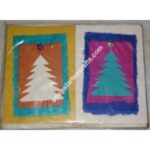 HANDMADE COLOR X-MAS CARD-6 PACKET
