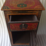 WOODEN SIDE CABINET DRAWER WITH ONE DOOR